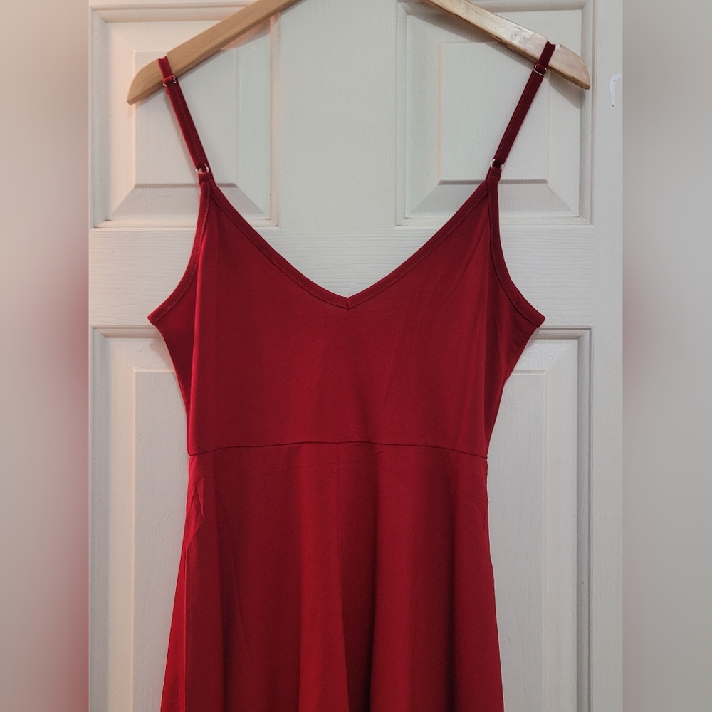 Red Mini Dress - Picture 4 of 4